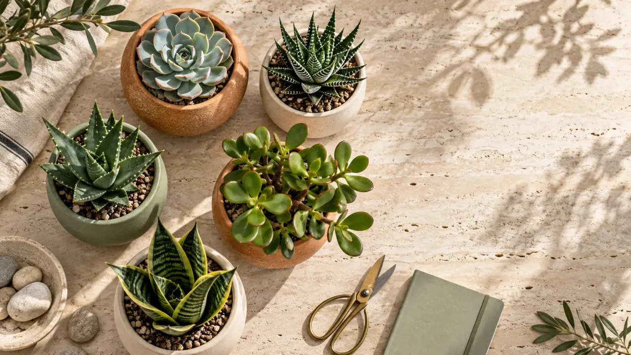 Plantes grasses d'intérieur : 5 variétés sculpturales pour sublimer votre décoration