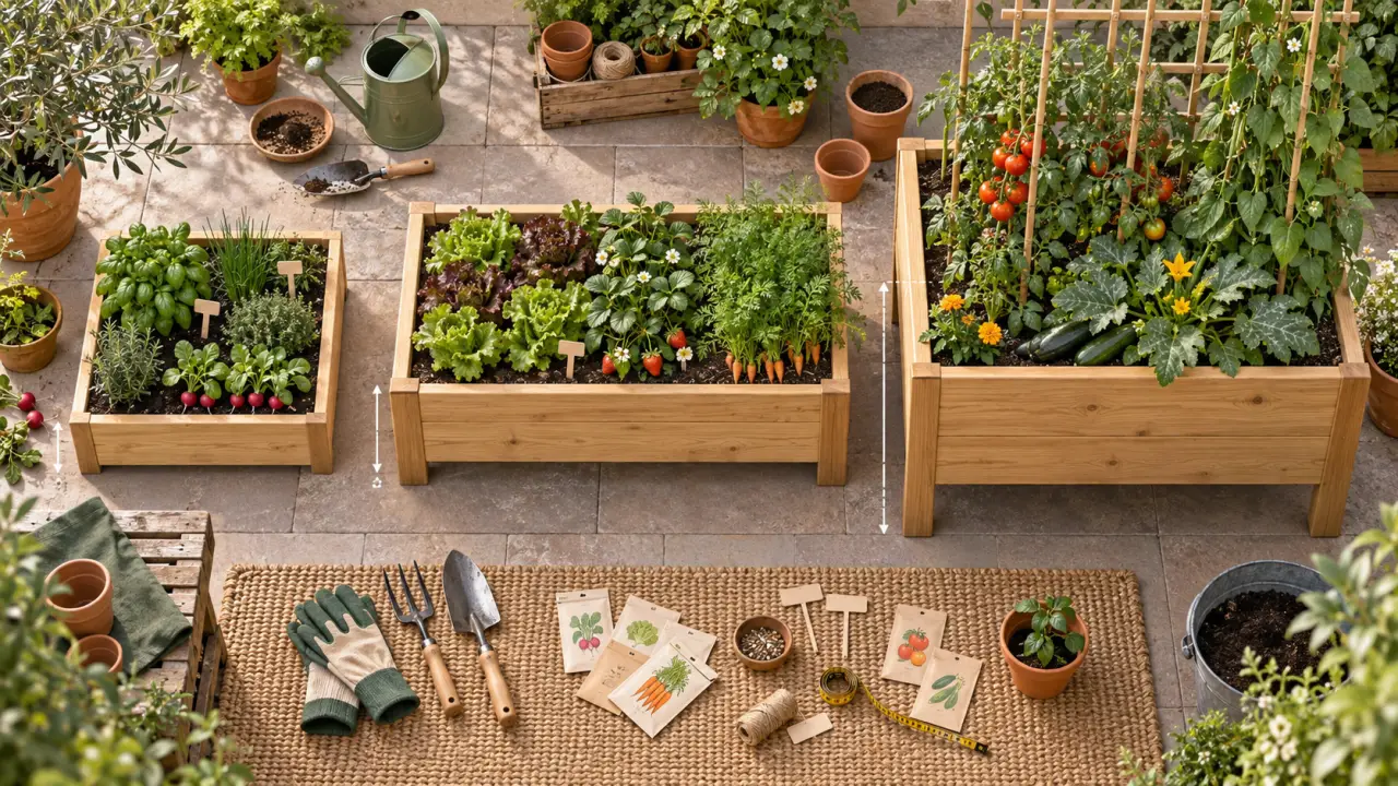 Quel carré potager surélevé choisir selon l’espace, la hauteur et les cultures ?