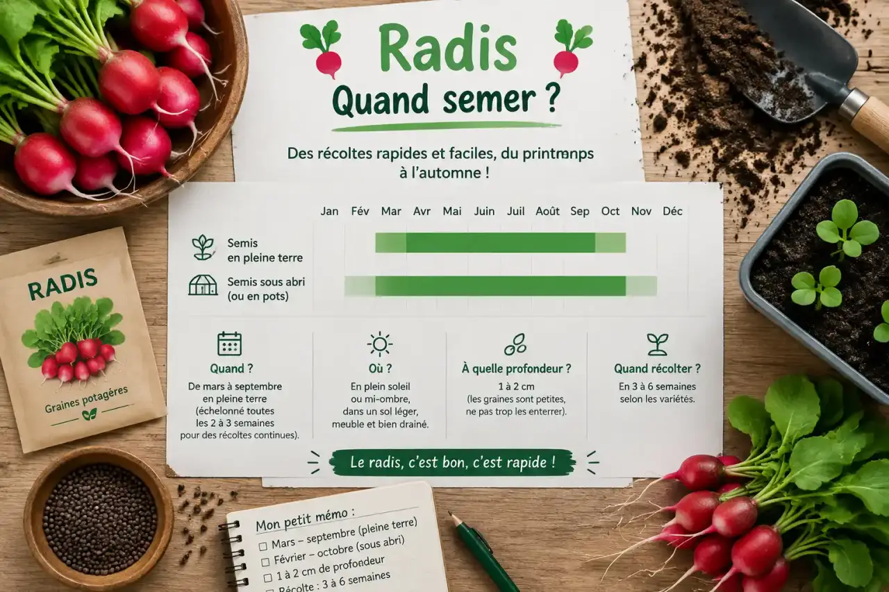radis quand semer