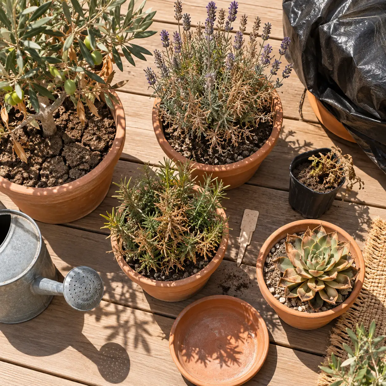 Plante terrasse ensoleillée : les erreurs qui grillent même les espèces résistantes